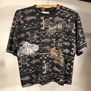 Single Stitch Vintage Australian AOP T-Shirt